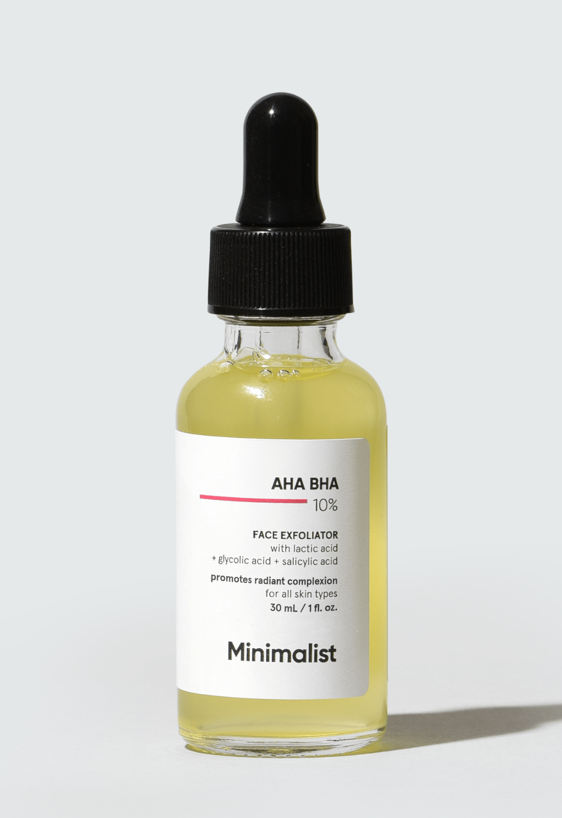 Minimalist AHA BHA 10%