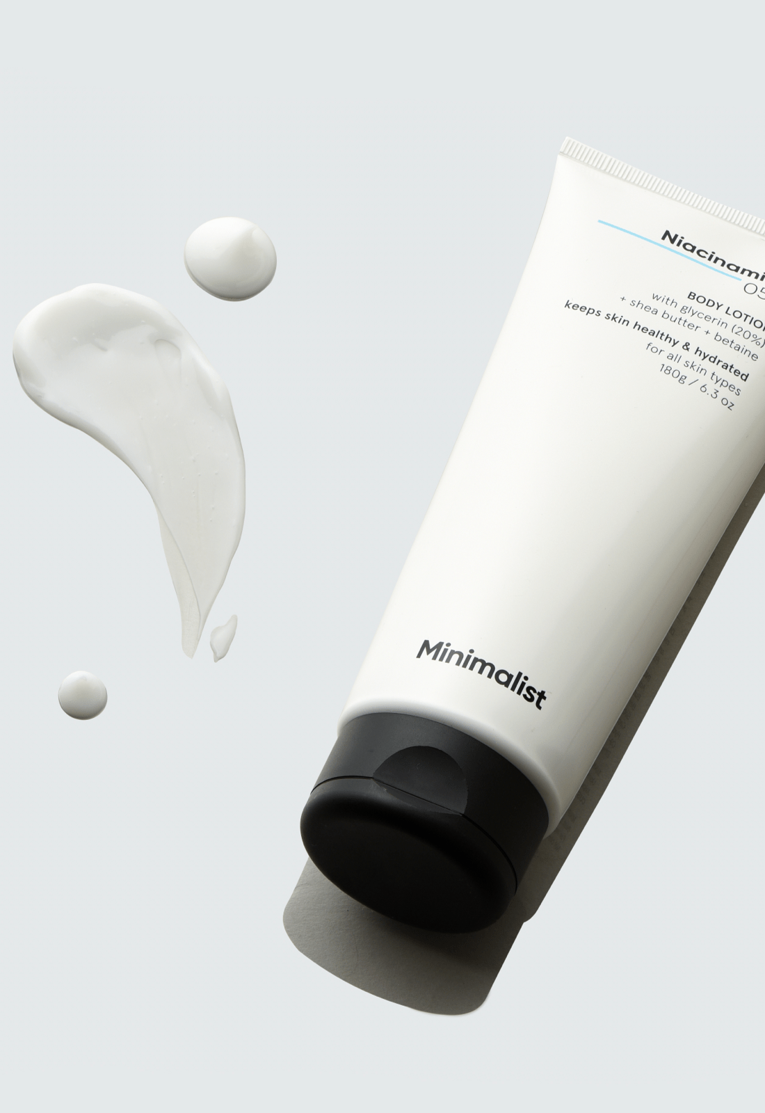Niacinamide 05% Body Lotion for keeping your body hydrated & nourished -  With benefits of Glycerin, Betaine, & Shea Butter
